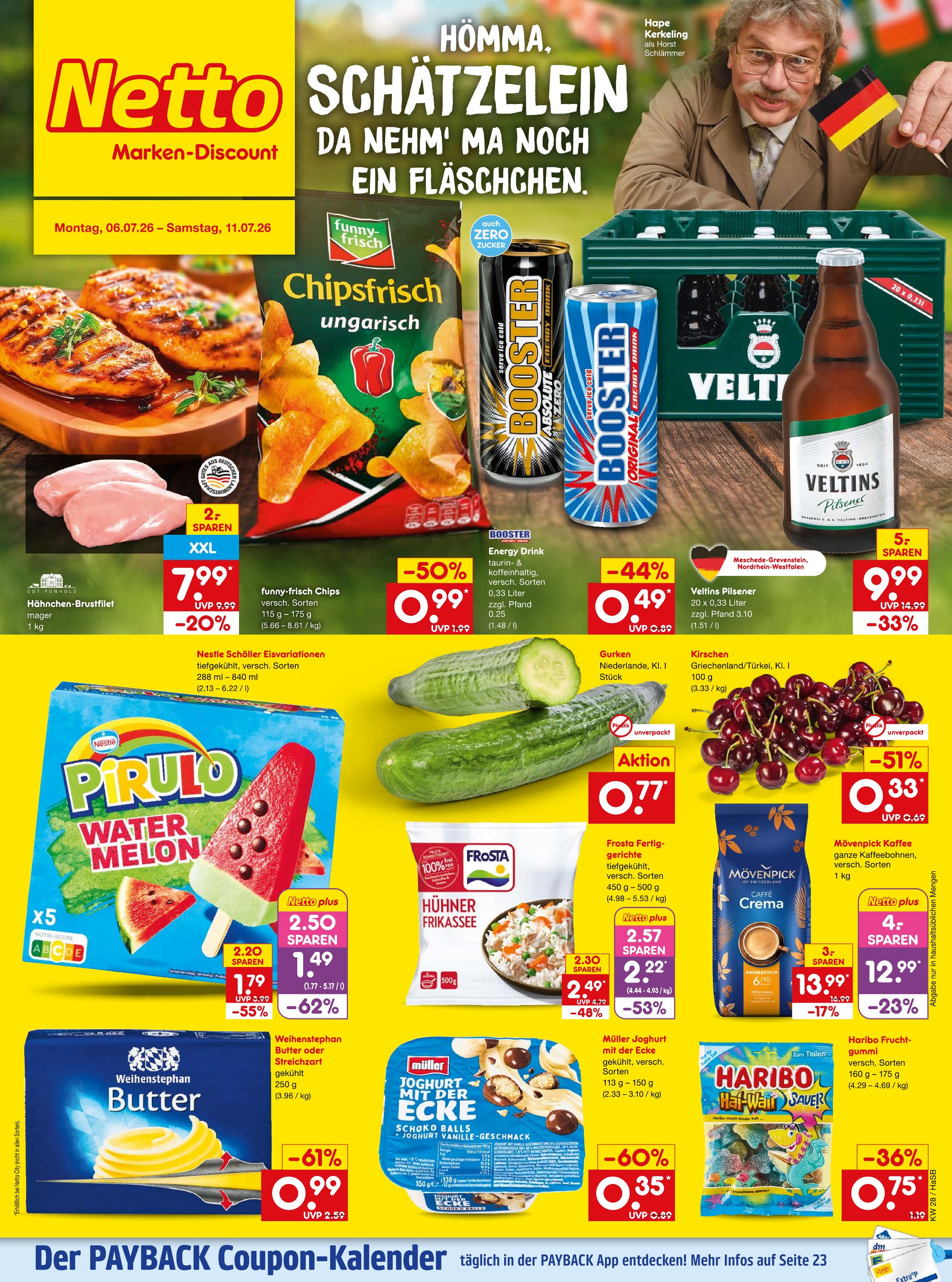 Netto Marken-Discount Prospekt für Hagen: "Aktuelle Angebote", 53 Seiten, 06.07.2026 - 11.07.2026